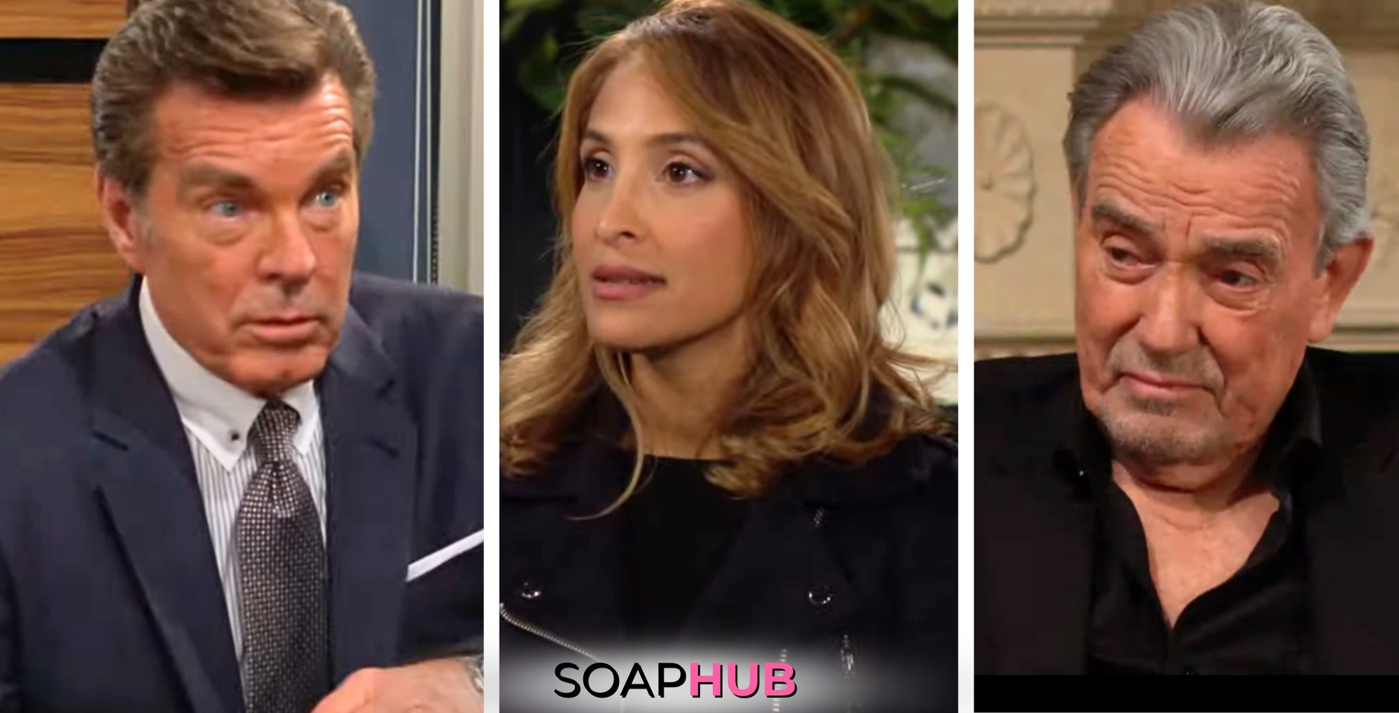Jack, Lily, and Victor are featured in The Young and the Restless Spoilers for the week of April 15 - April 19, 2024. With soap hub log on bottom of image