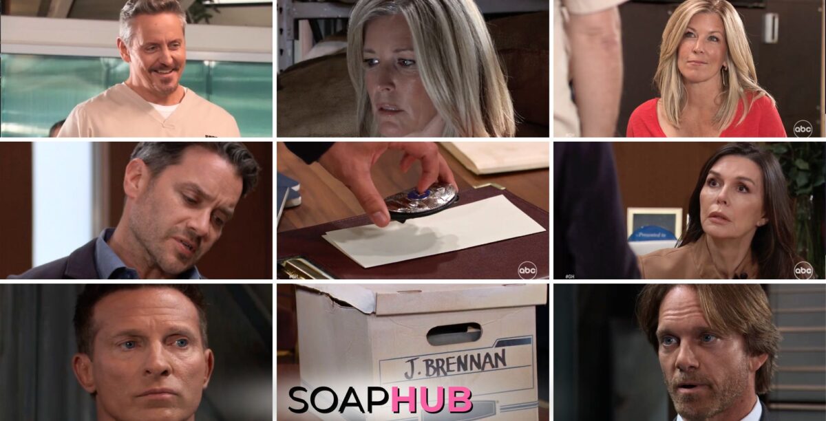 General Hospital spoilers weekly video preview collage for the week of May 6 with the soap hub logo near the bottom of the graphic