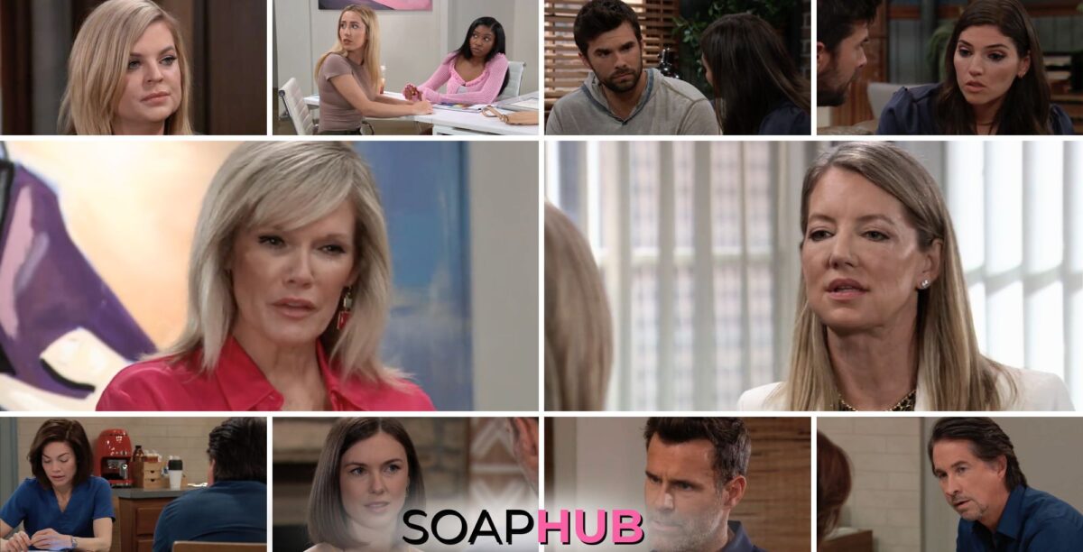 General Hospital preview collage for Wednesday, May 29, 2024, episode, with the Soap Hub logo across the bottom.