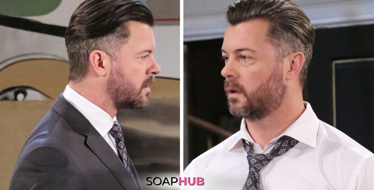 Days of our Lives spoilers for May 8 feature EJ with the Soap Hub logo.