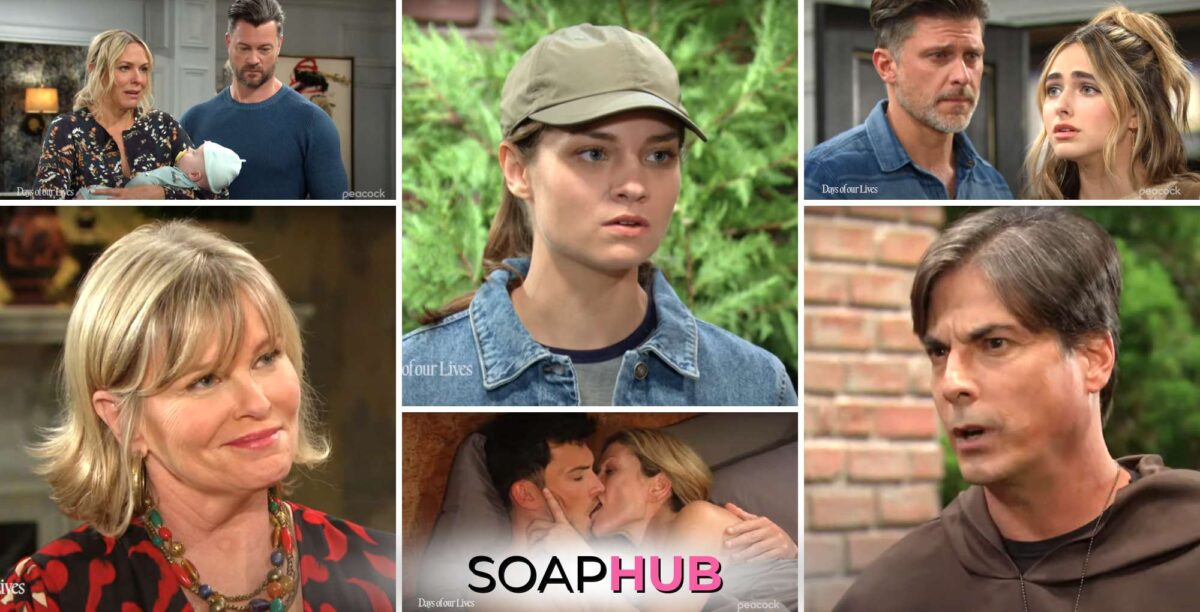 Days of our Lives spoilers video preview for week of May 27 with the Soap Hub logo.