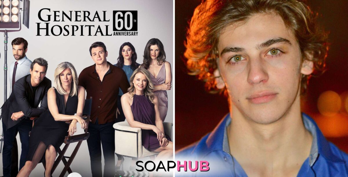 General Hospital casts Giovanni Mazza with the Soap Hub logo.