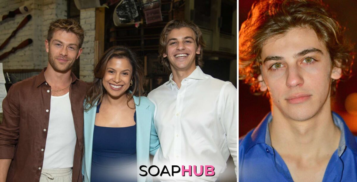 Evan Hoffer, Jacqueline Grace Lopez, and Giovanni Mazza with the Soap Hub logo.