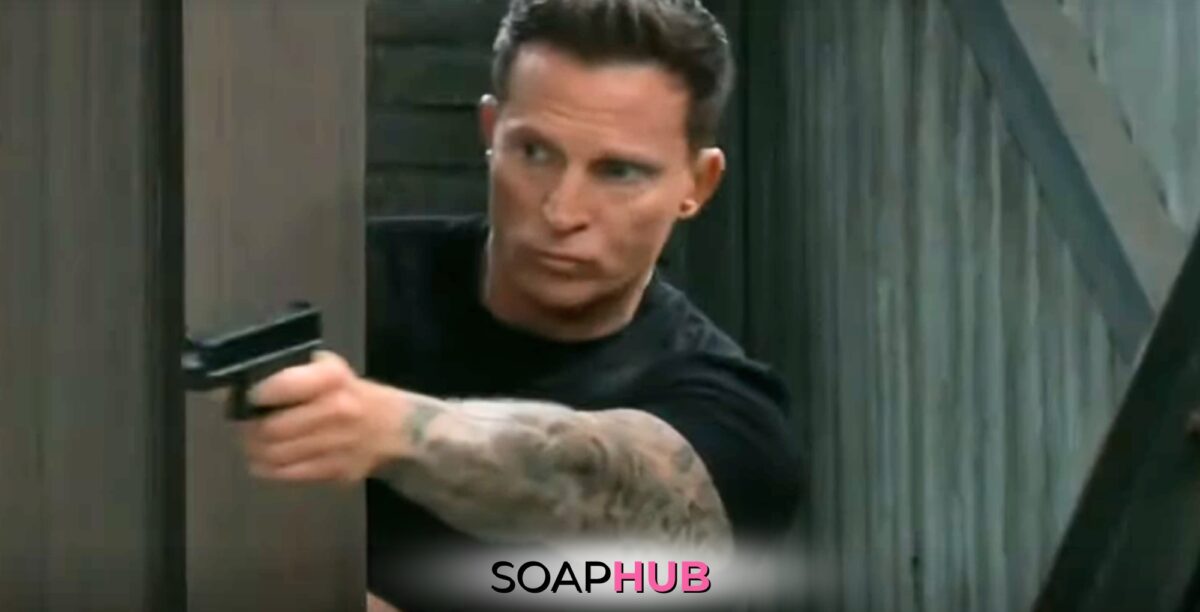 Jason on the May 31, 2024 episode of General Hospital with the Soap Hub logo across the bottom.