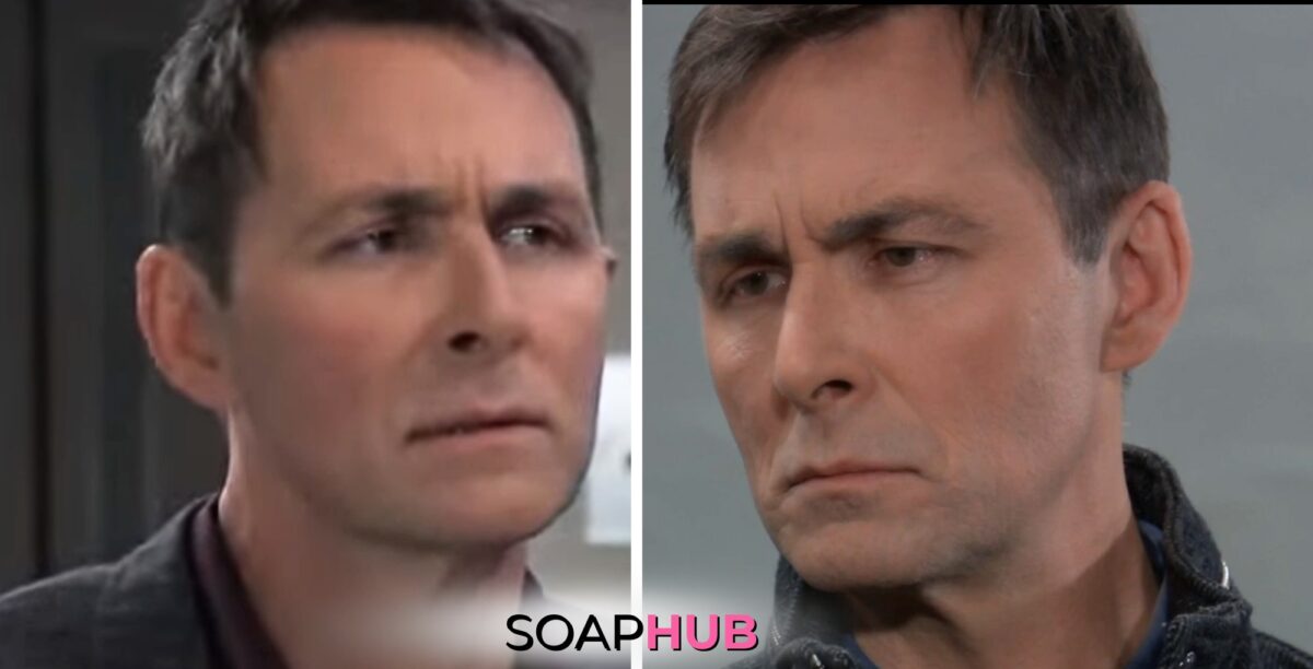 General Hospital spoilers for Monday, June 3, 2024 featuring Valentin, with the Soap Hub logo near bottom of image.
