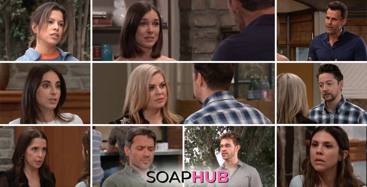 General Hospital preview collage for Thursday, May 30, 2024, episode, with the Soap Hub logo across the bottom.