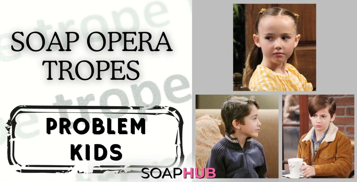 Soap Tropes problem kids with the Soap Hub logo.