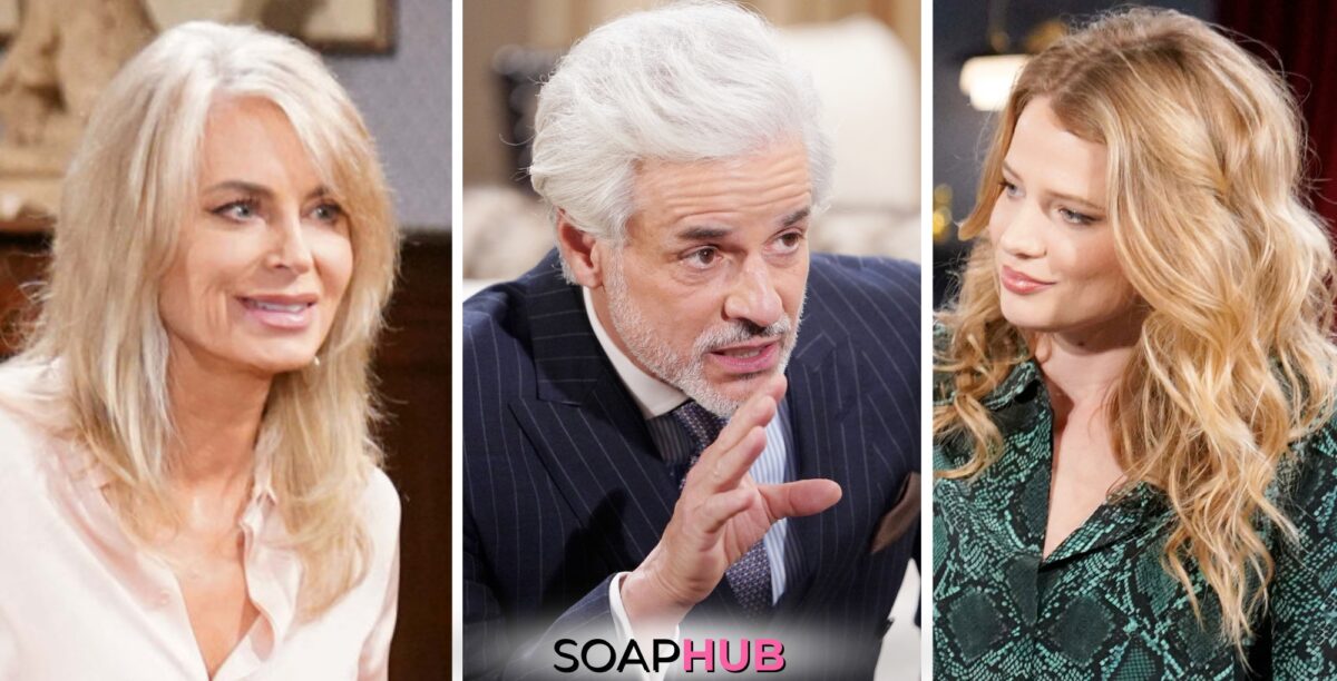 Ashley, Michael, and Summer are featured in The Young and the Restless Spoilers for the week of May 27- May 31, 2024. With soap hub log on bottom of image