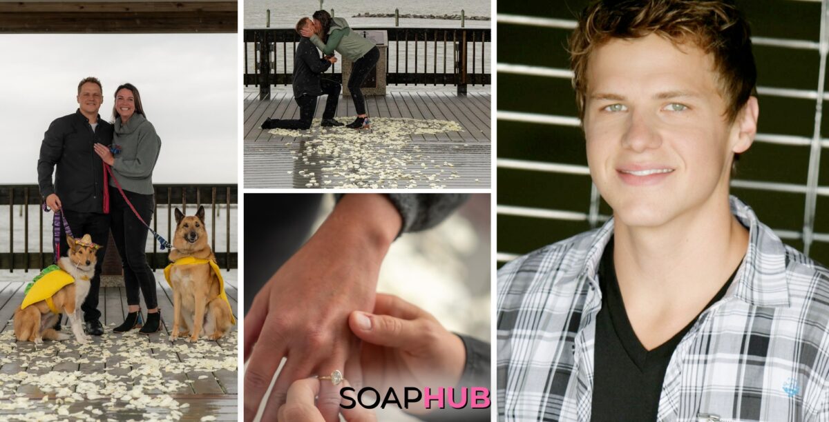 Kevin Schmidt wife-to-be Soap Hub logo