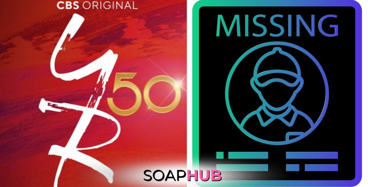 Young and the Restless missing boy with the Soap Hub logo.