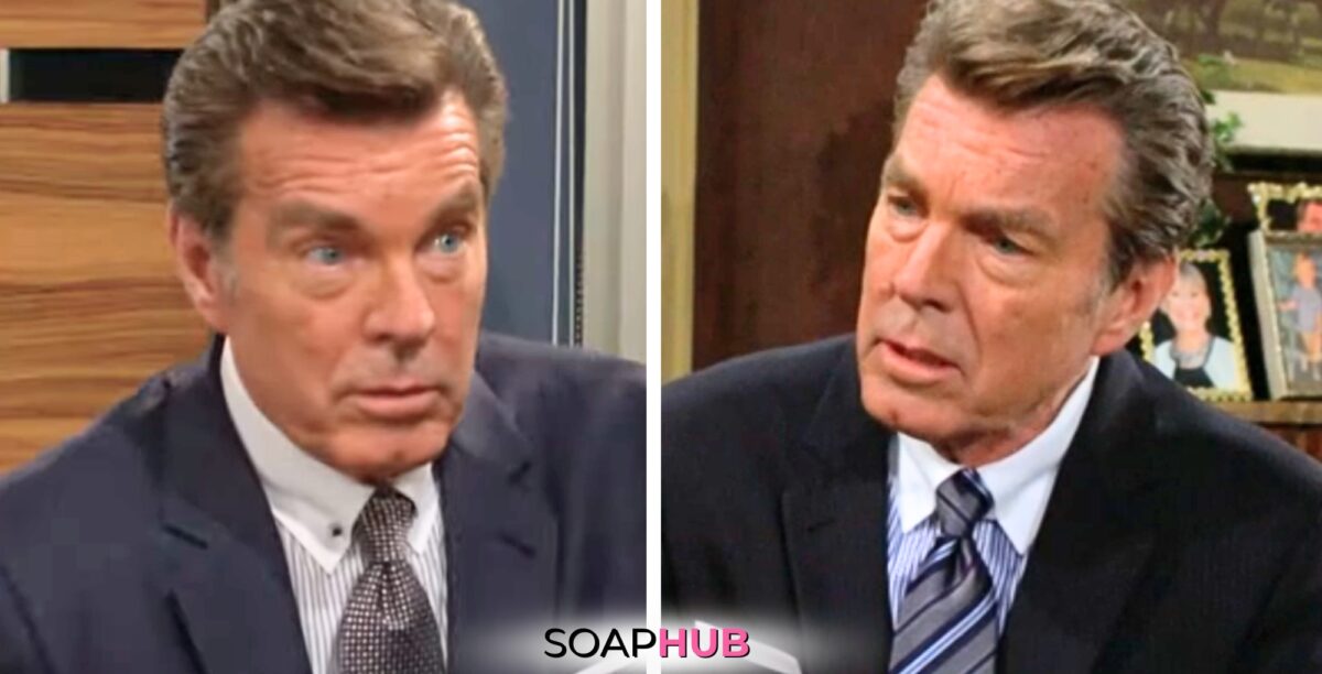 The Young and the Restless spoilers for May 22 feature Jack Abbott with the Soap Hub logo.