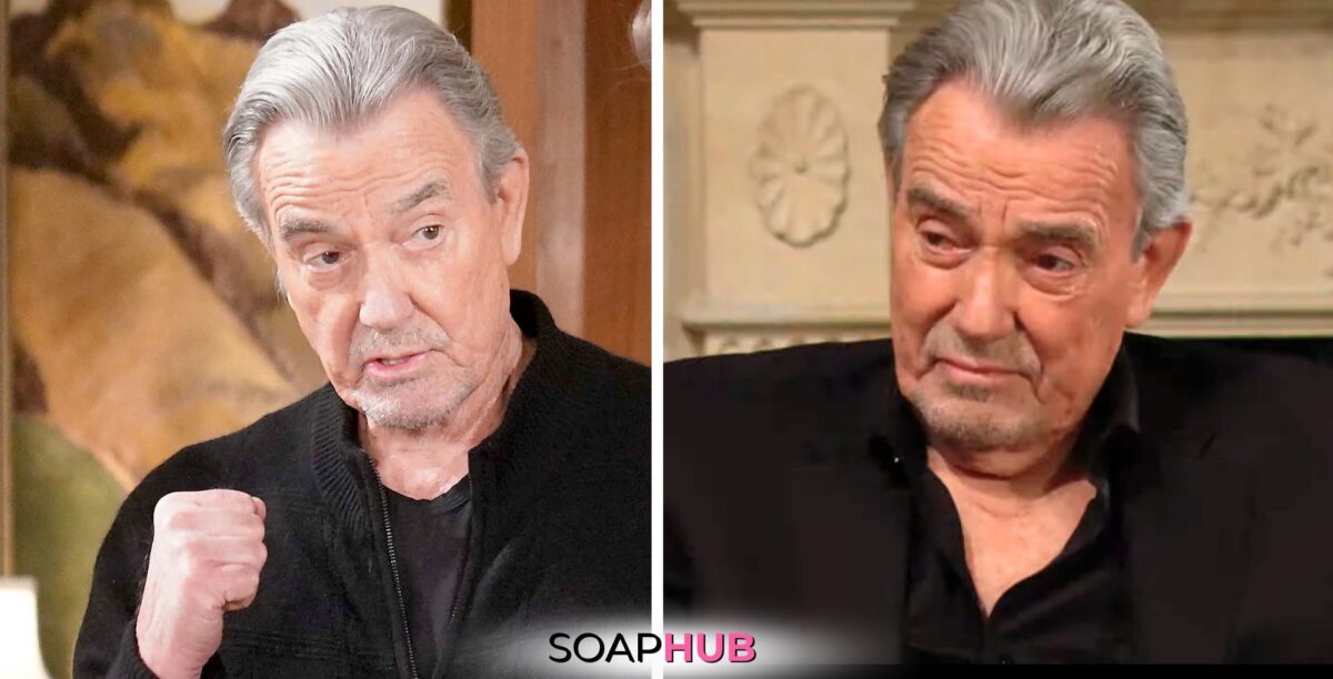 The Young and the Restless spoilers for May 3 feature Victor and the Soap Hub logo.