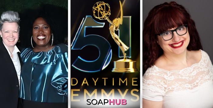 Tabatha Starcher, Sheryl Underwood, Rachel Schwartz Daytime Emmys Soap Hub logo
