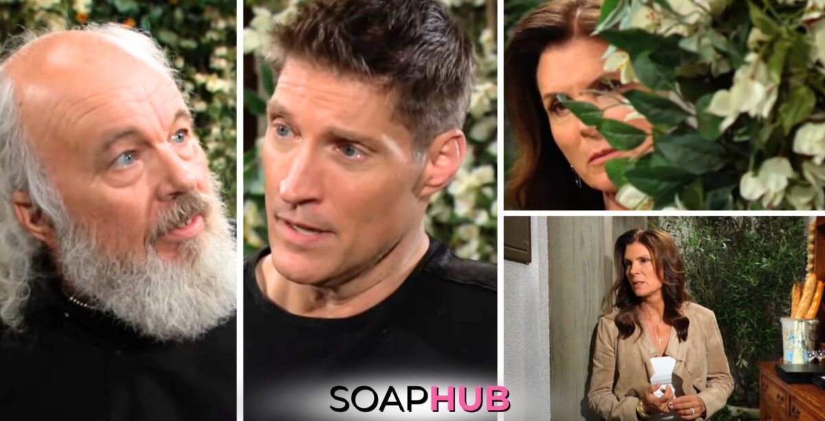 Collage of Thursday, June 20, 2024, episode of The Bold and the Beautiful, with Soap Hub logo near bottom image