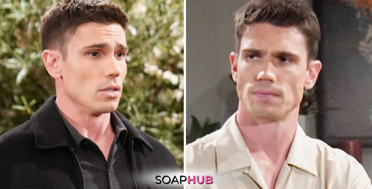 Bold and the Beautiful Spoilers for Monday, June 17, Episode 9295 Features Finn with the Soap Hub Logo Across the Bottom.