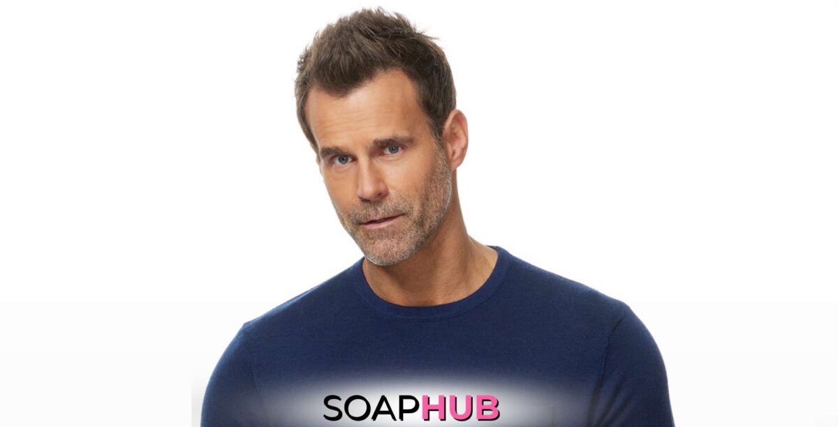 Cameron Mathison with the Soap Hub logo across the bottom.