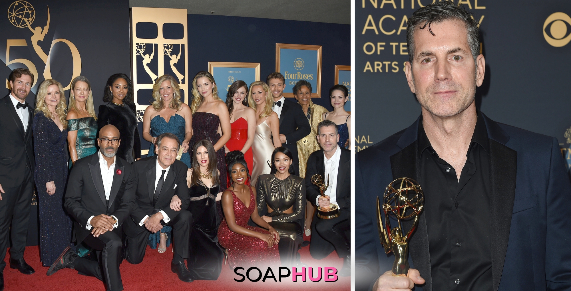 Frank Valentini GH cast Soap Hub logo Daytime Emmys