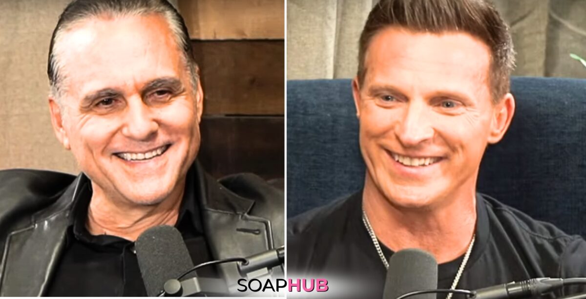 Maurice Benard and Steve Burton on State of Mind with the Soap Hub logo across the bottom.