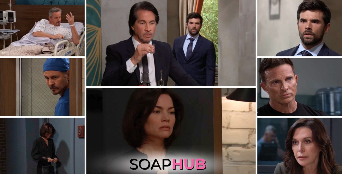 General Hospital spoilers weekly video preview collage for the week of June 3 with the soap hub logo near the bottom of the graphic
