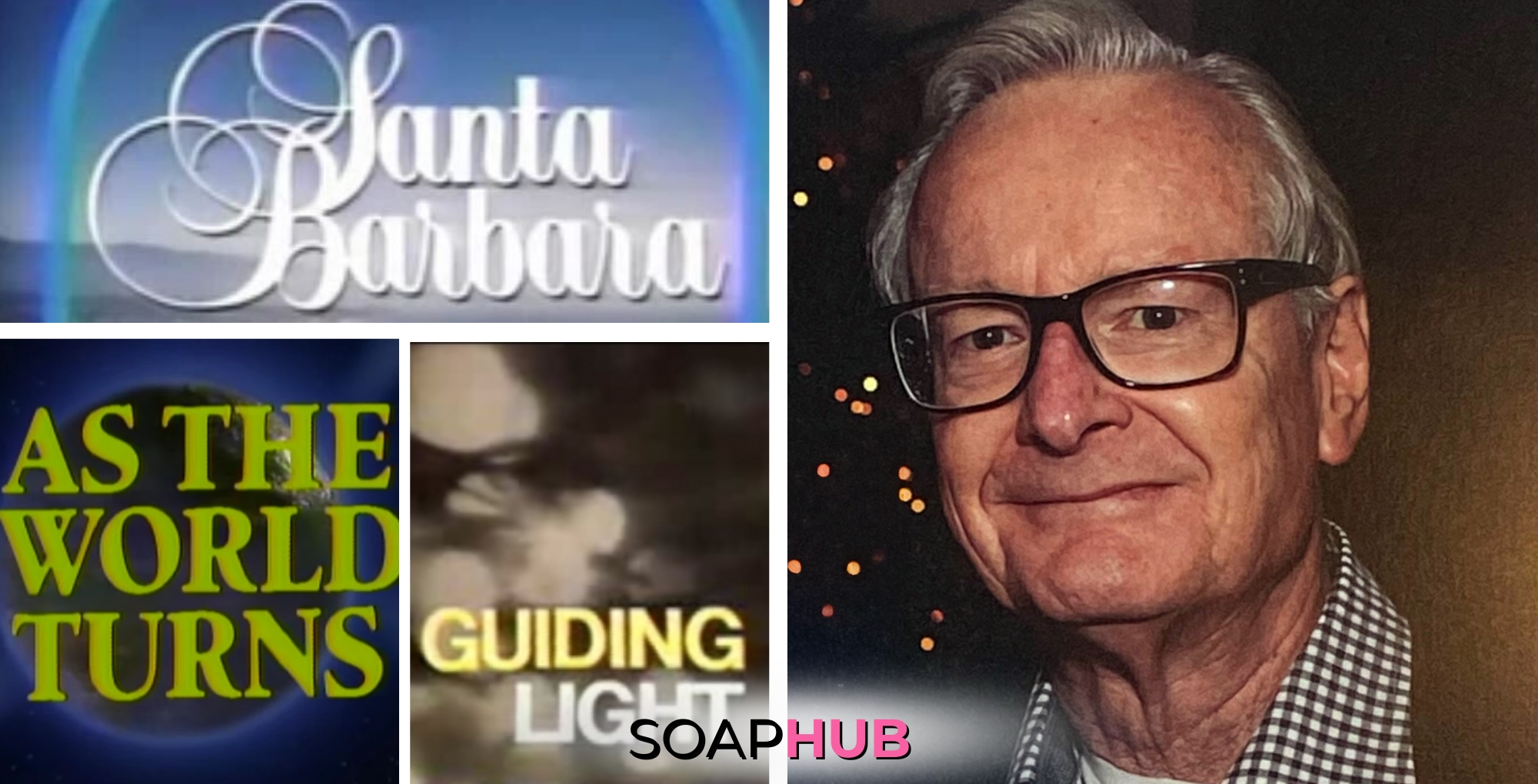 Jerry Dobson Soap Hub logo logos Santa Barbara Guiding Light As the World Turns