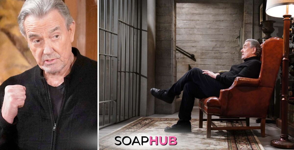 Young and the Restless Victor with the Soap Hub logo.