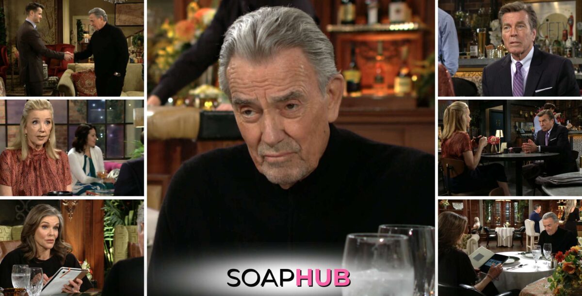 The Young and the Restless Victor, Diane, Nikki, Jack with the Soap Hub logo.