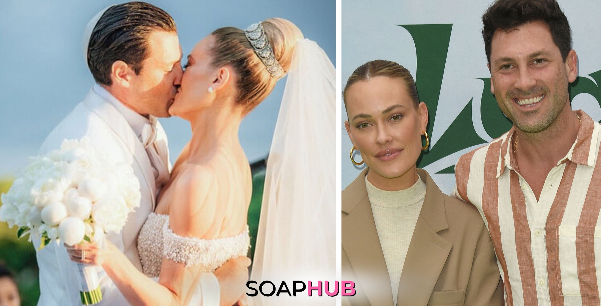 Peta Murgatroyd Maksim Chmerkovskiy wedding Soap Hub logo