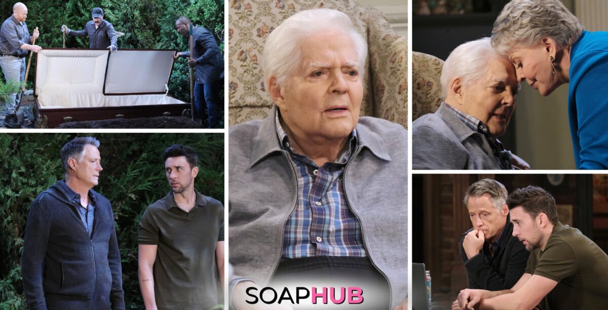 Spoiler photos for the July 11, 2024 episode of Days of Our Lives with the Soap Hub logo across the bottom.