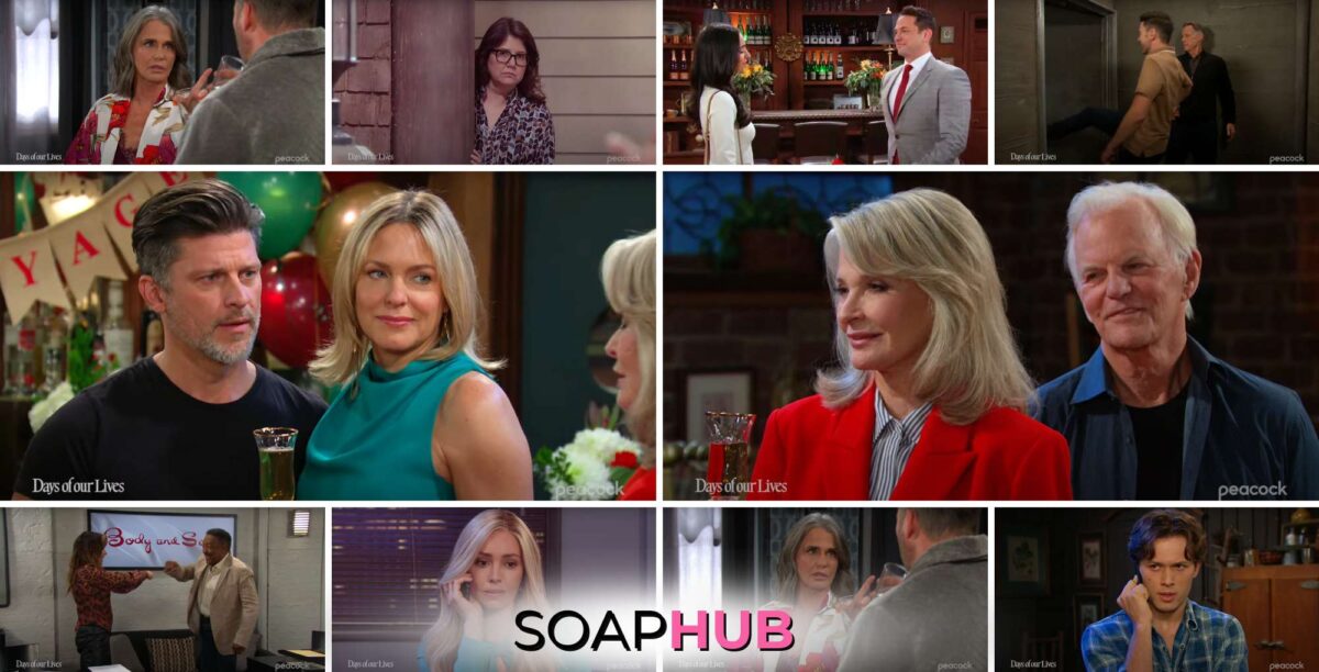Days of our Lives spoilers video for July 29 - August 2 with the Soap Hub logo.