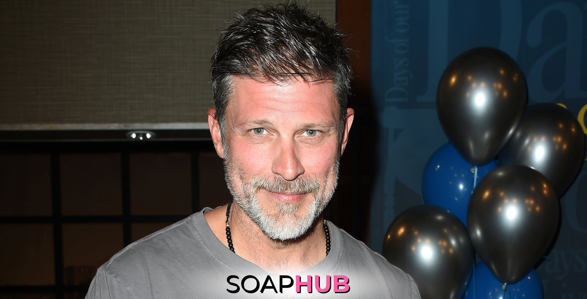 Greg Vaughan with the Soap Hub logo across the bottom.