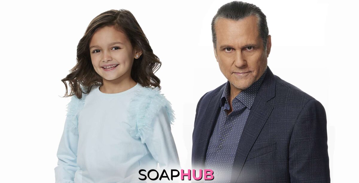 Scarlett Spears and Maurice Benard with the Soap Hub logo across the bottom.