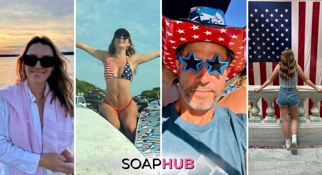 Soap Stars Celebrate 4th of July In Patriotic Style