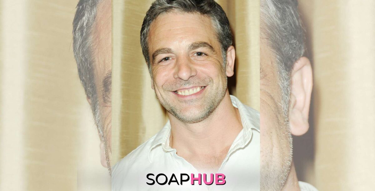 Young and the Restless Alum Chris McKenna with the Soap Hub logo.