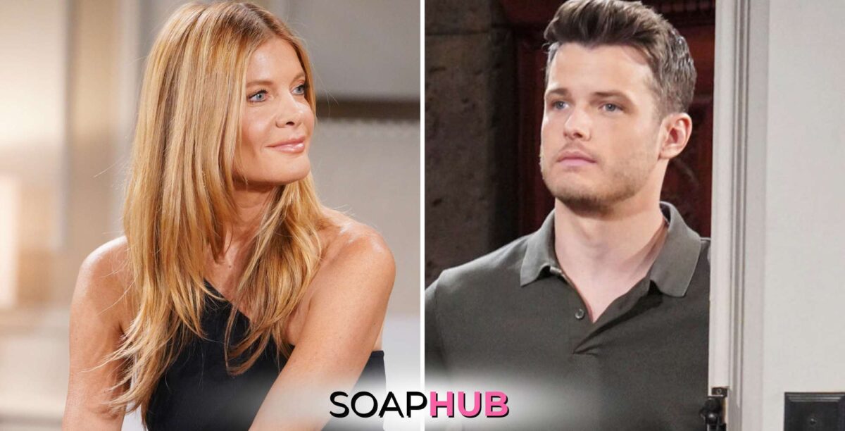 The Young and the Restless Phyllis, Kyle, and the Soap Hub logo.