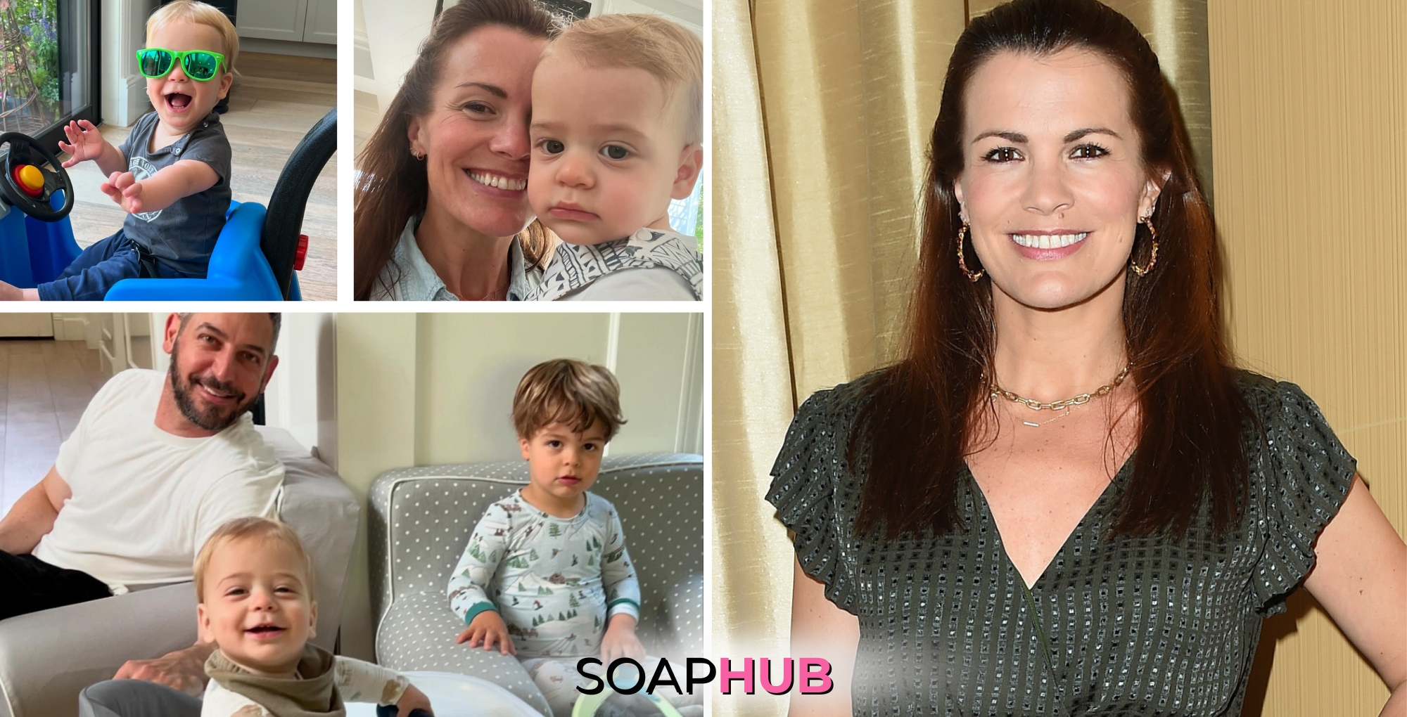 Melissa Claire Egan Matt Katrosar Jake Caden Soap Hub logo