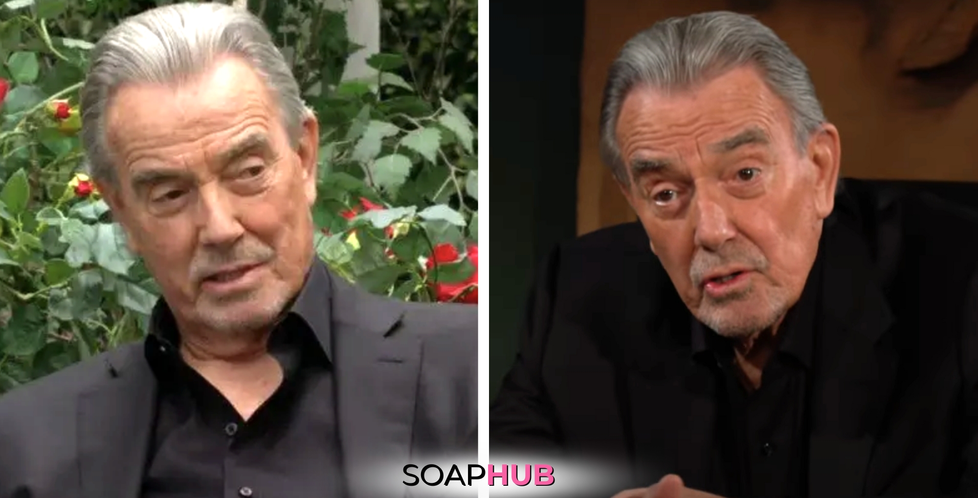 The Young and the Restless Spoilers July 22 with Victor and the Soap Hub logo.