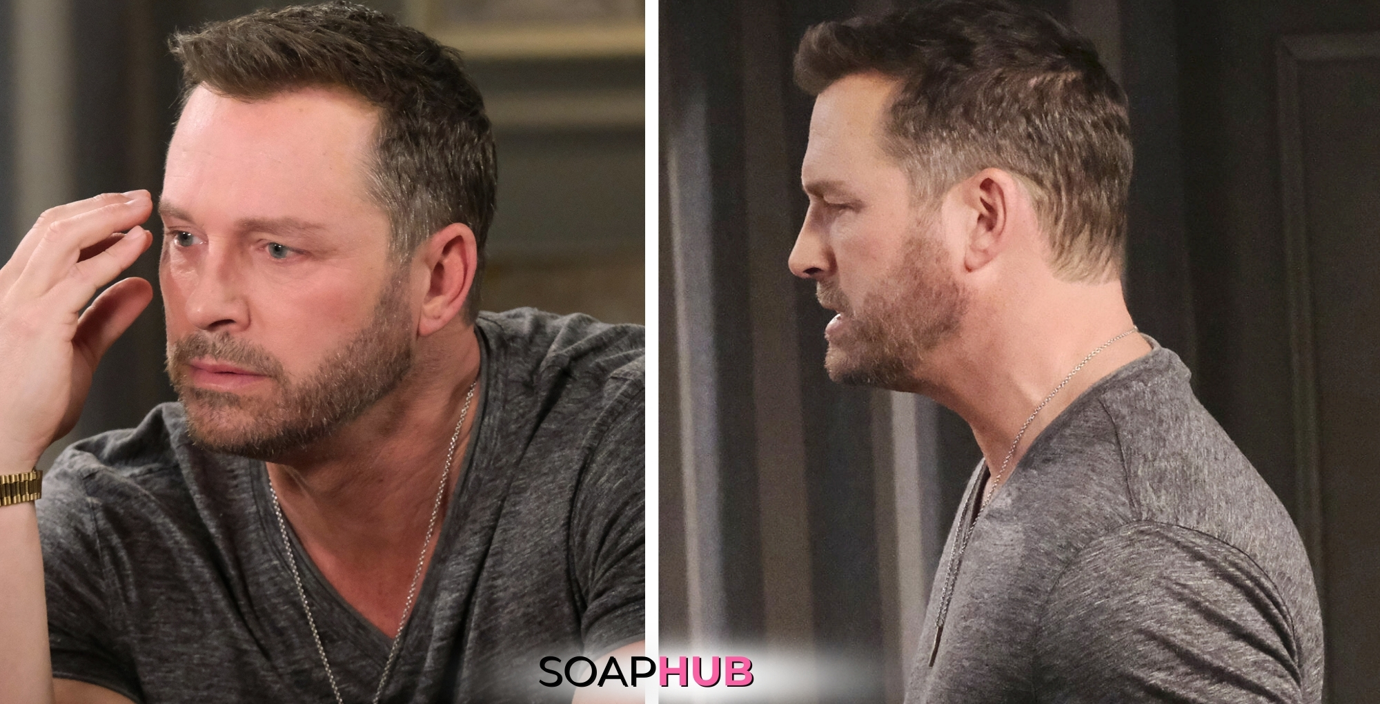 Days of our Lives spoilers August 21 with Brady and the Soap Hub logo.