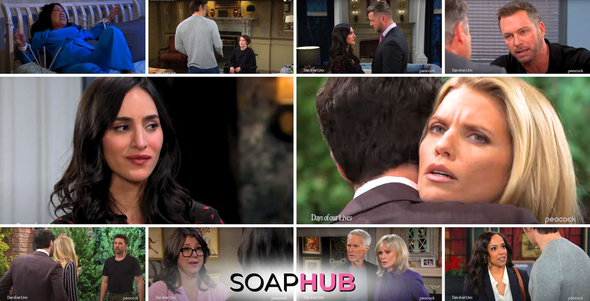 Days of our Lives Spoilers Weekly Video Preview August 26-30 with the Soap Hub logo.