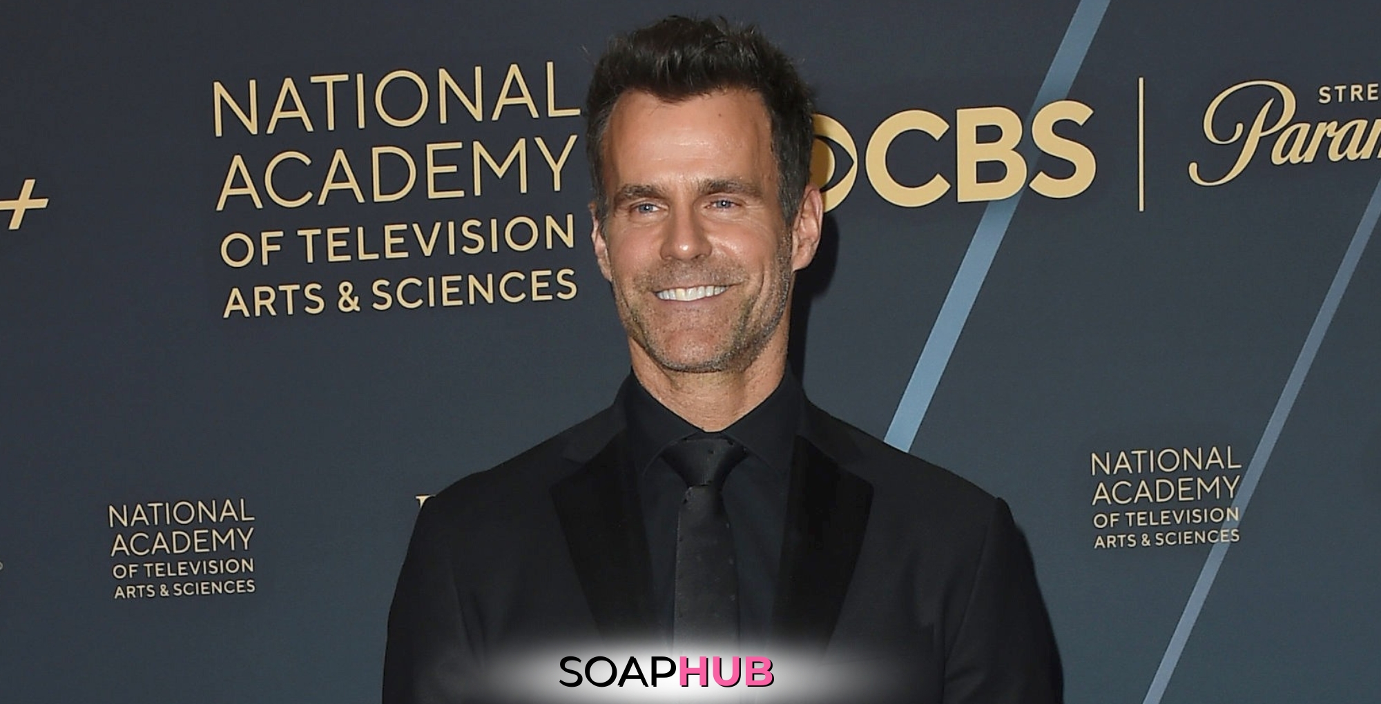 Cameron Mathison with the Soap Hub logo across the bottom.