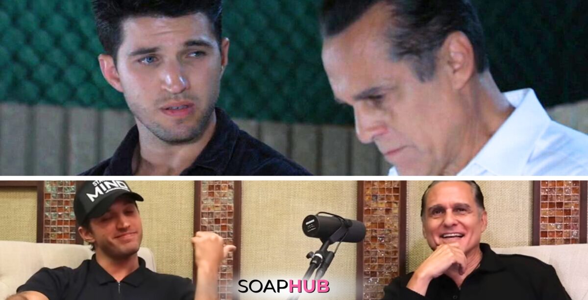 Maurice Benard and Bryan Craig with the Soap Hub logo across the bottom.