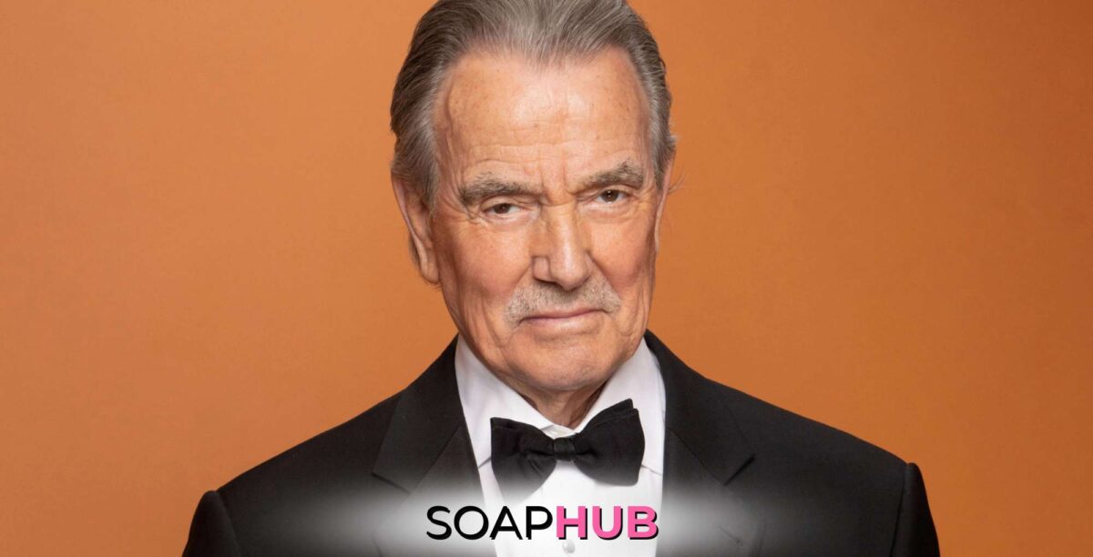 Young and the Restless star Eric Braeden with the Soap Hub logo.