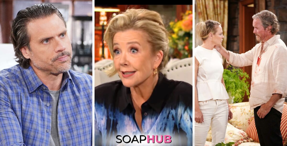 Weekly Young and the Restless Recap August 26-30 wit the Soap Hub logo.