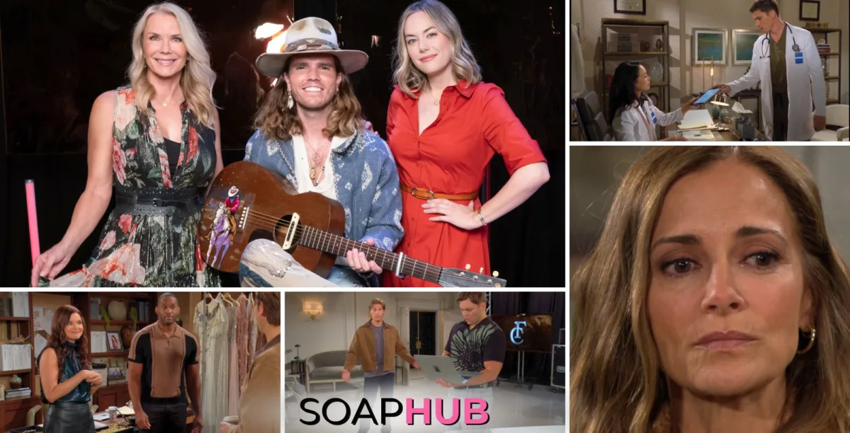 Weekly Bold and the Beautiful Recap September 23-27 with the Soap Hub logo.