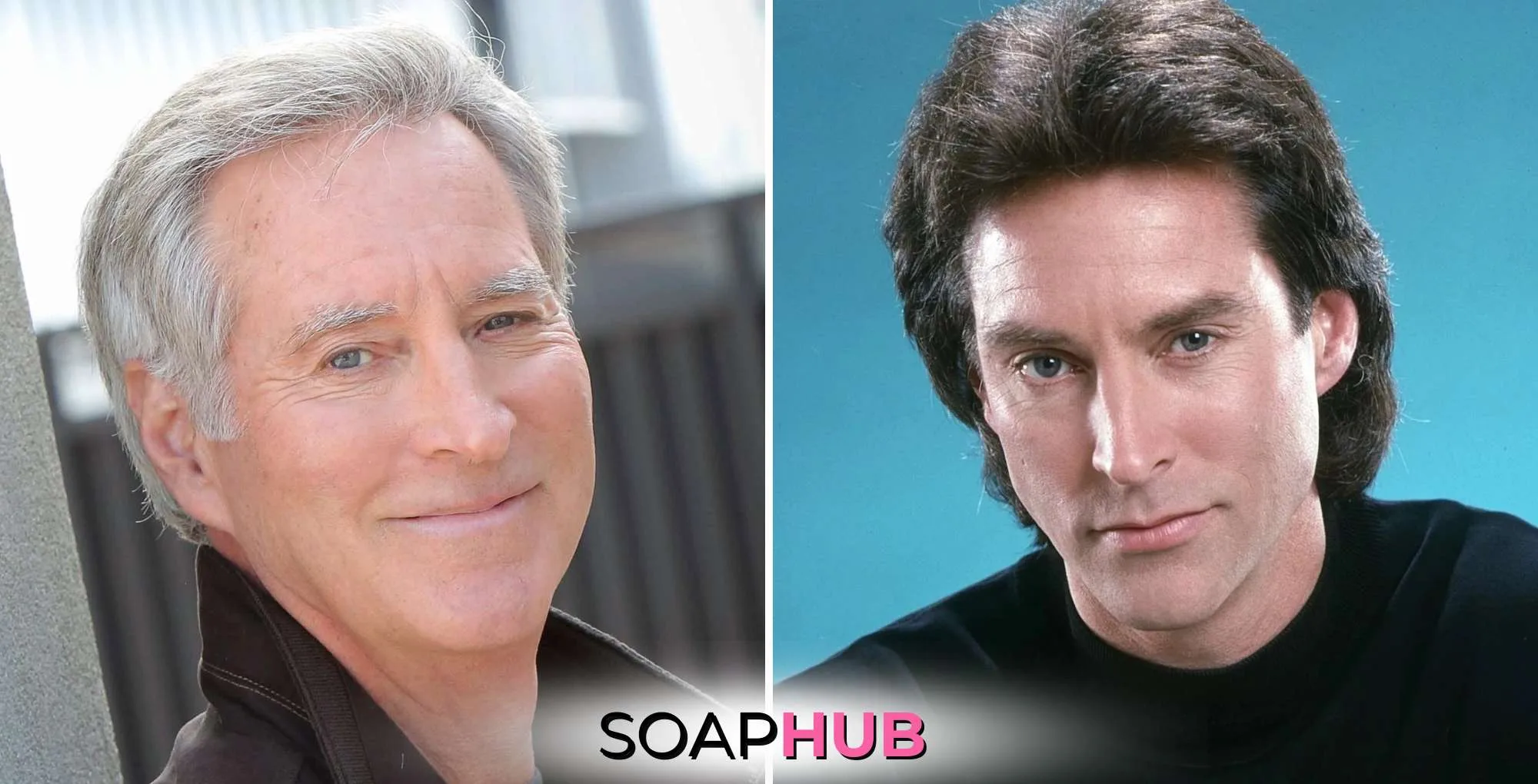 Drake Hogestyn with the Soap Hub logo.