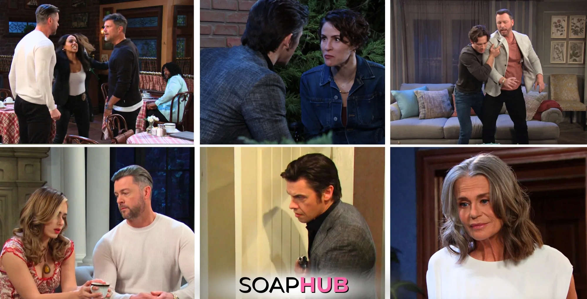 Collage of the Thursday, September 26, episode of Days of Our Lives, with Soap Hub Logo