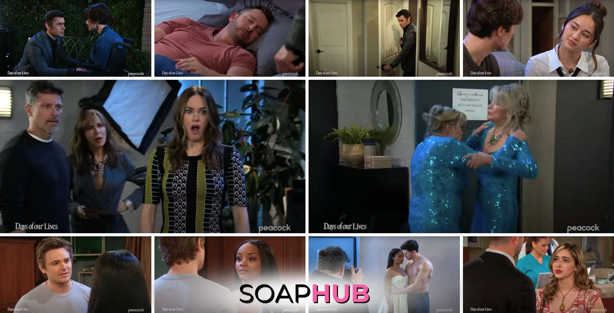 Days of our Lives Spoilers Weekly Video Preview September 23-27 with the Soap Hub logo.