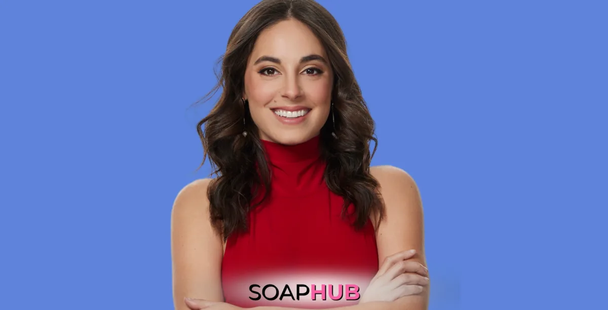 Image of General Hospital's Kristen Vaganos, with Soap Hub logo