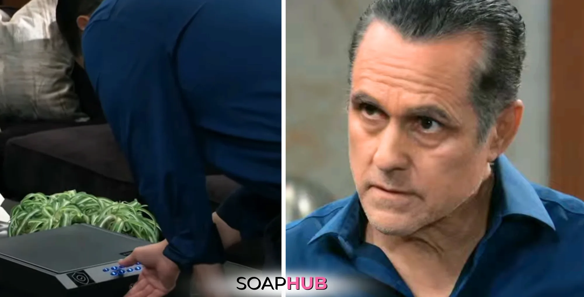 Sonny on the September 6, 2024 episode of General Hospital with the Soap Hub logo across the bottom.