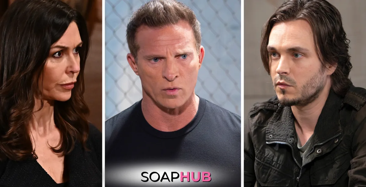 General Hospital spoilers for Thursday, September 19, 2024, featuring Jason, Anna, Lucky, complete with the Soap Hub logo