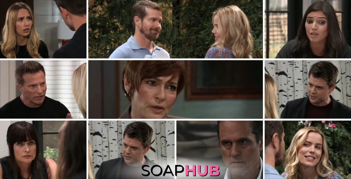 General Hospital preview collage for Thursday, September 12, 2024, episode, with the Soap Hub logo